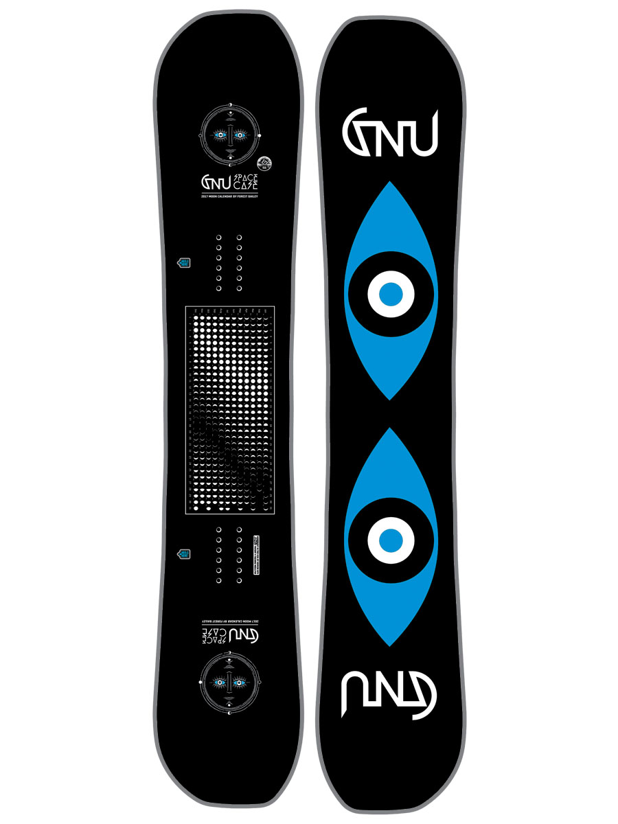 Mens Gnu Snowboard FB Spacese AS (black)