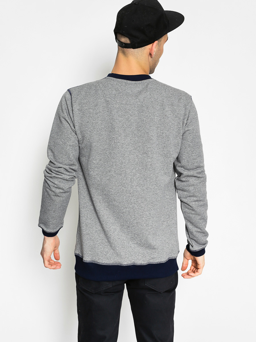 grey navy sweatshirt