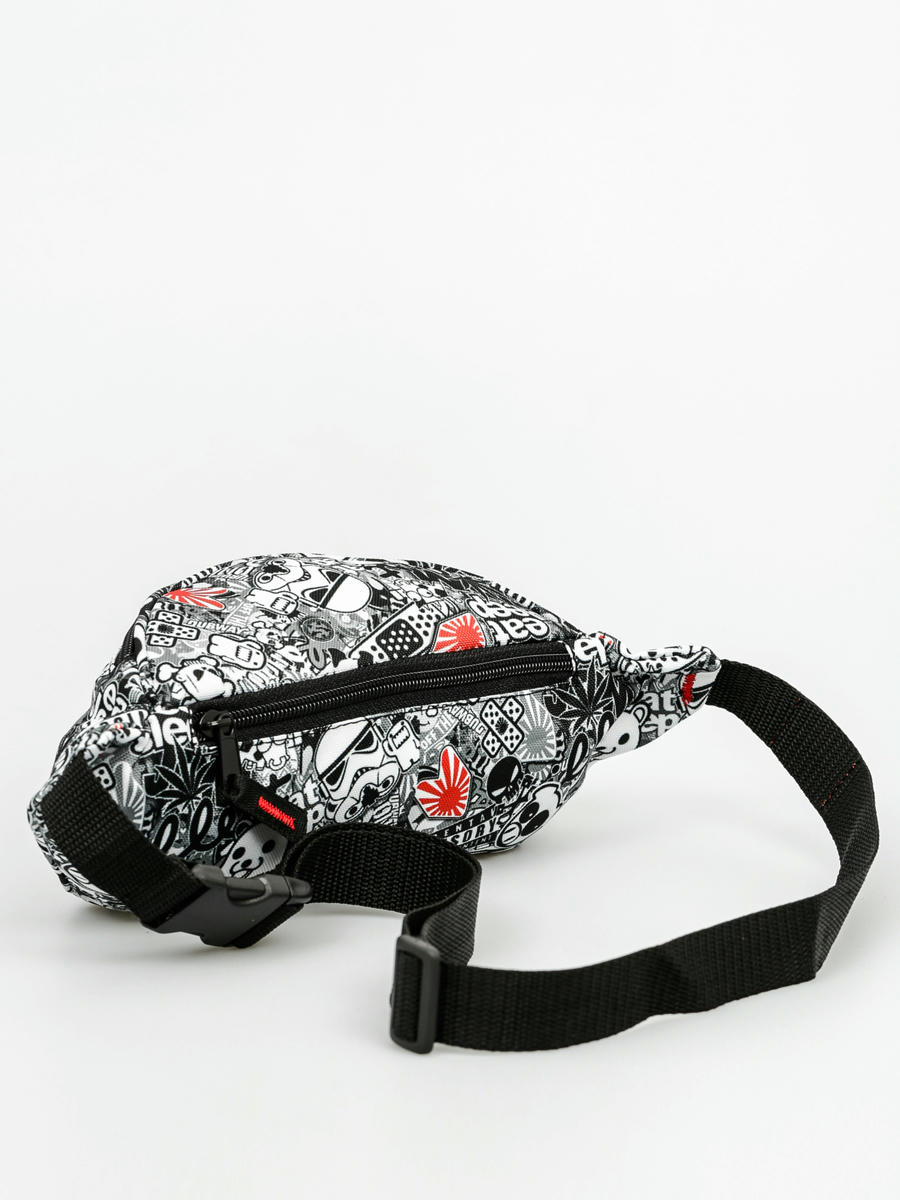 Smith&#39;s Bum bag Skull (white/black/red)