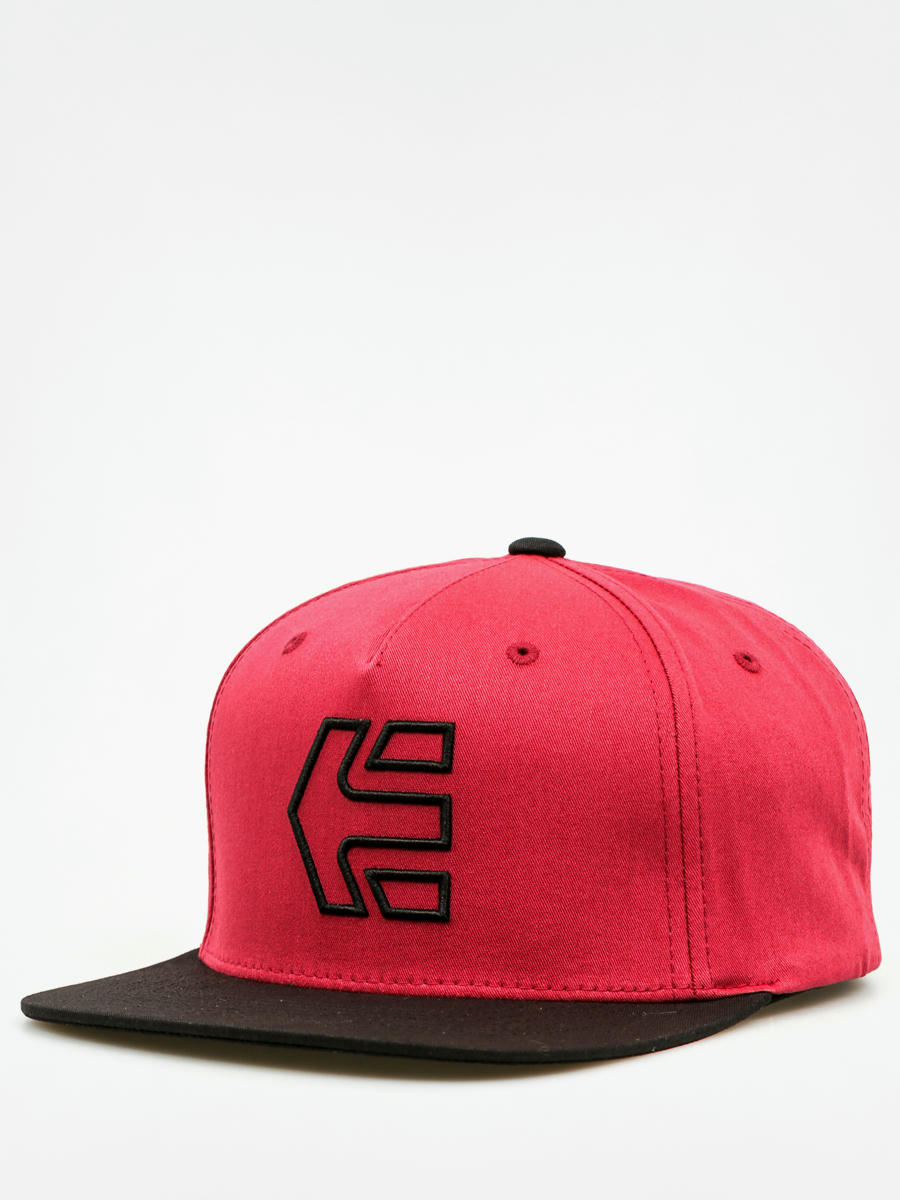 burgundy snapback hat