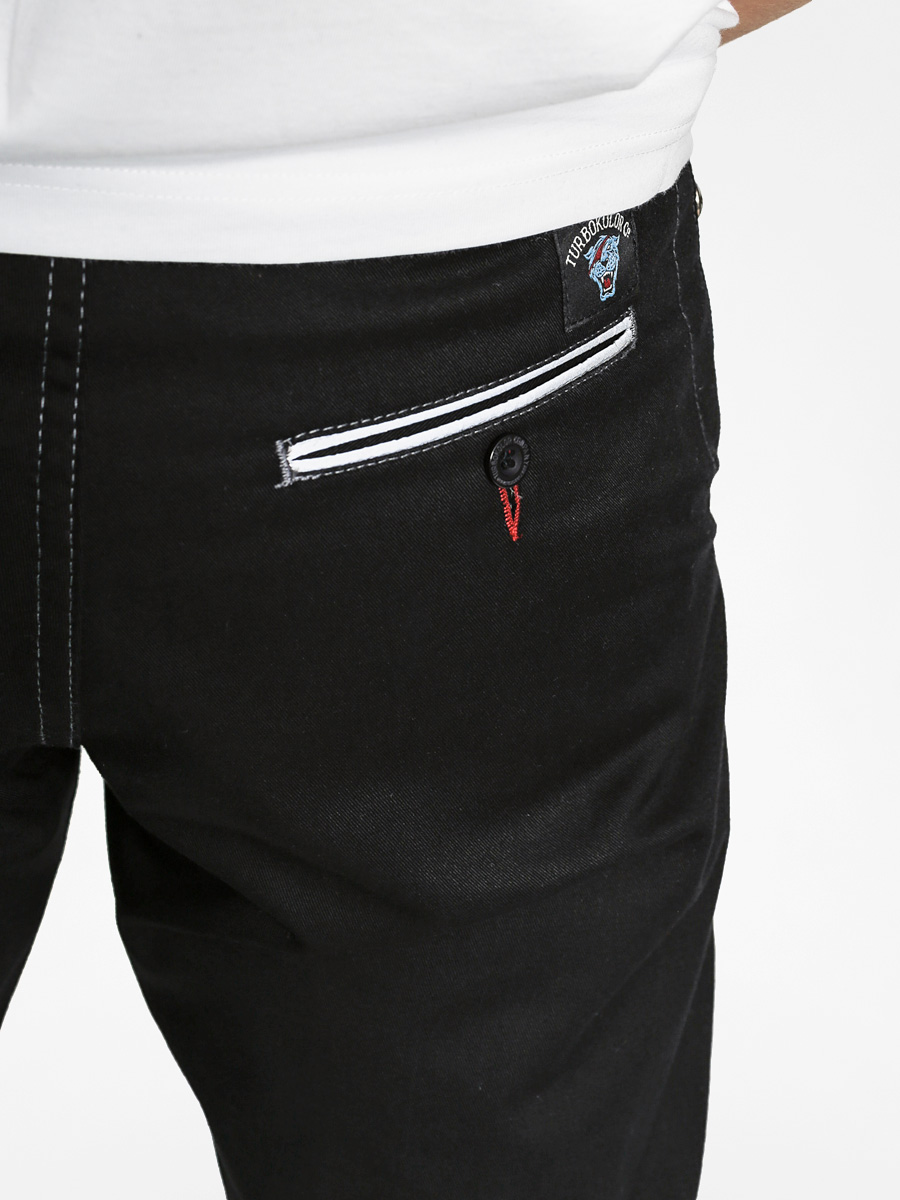 Turbokolor Pants Trainer Chino (black reflec)