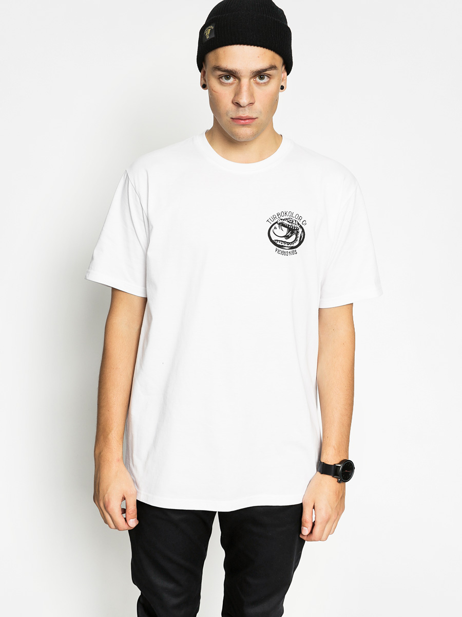Turbokolor T-shirt Bite (white)