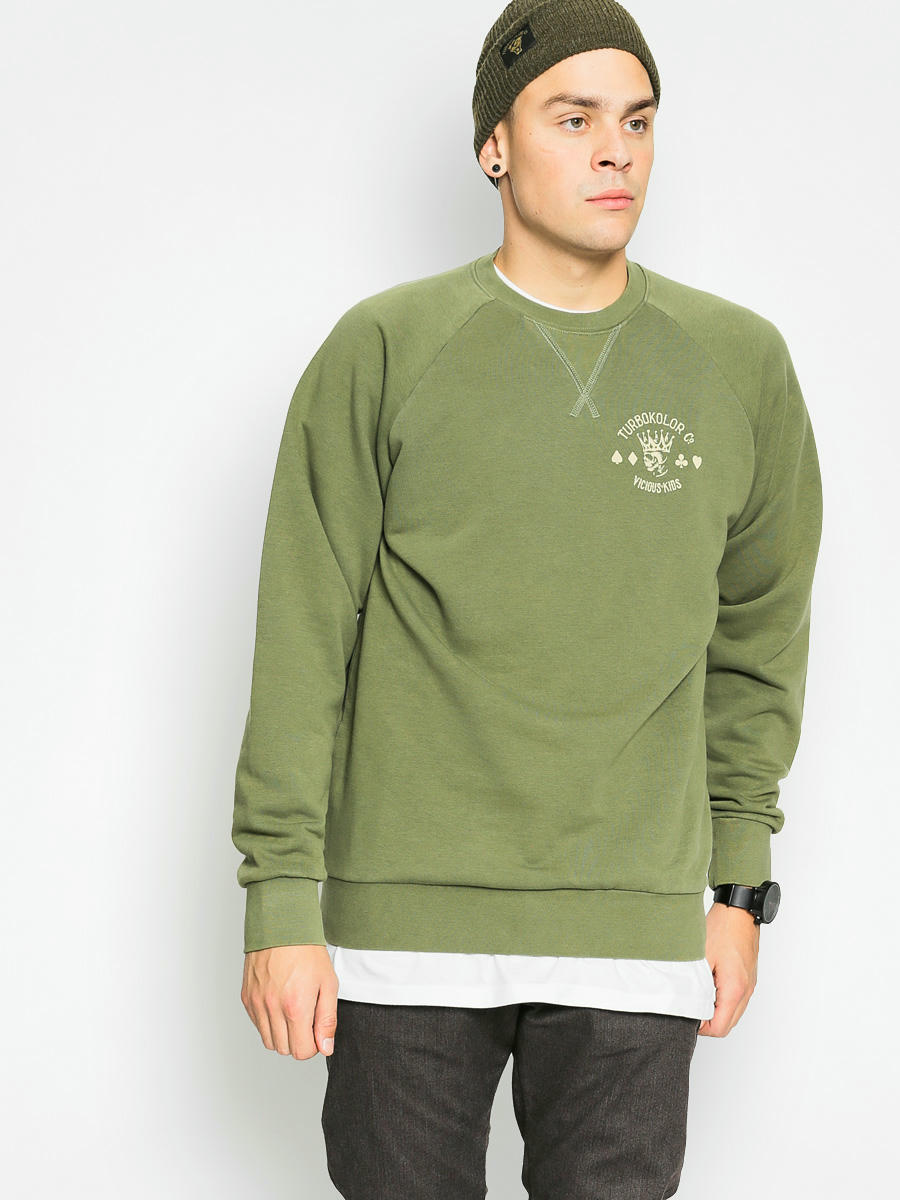 turbo green sweatshirt