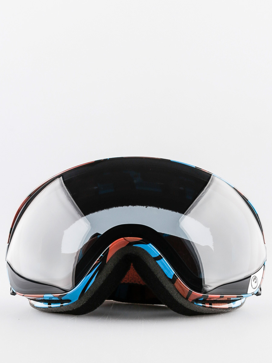 Dragon Goggle X2s (structure dark smoke/yellow blue ion)