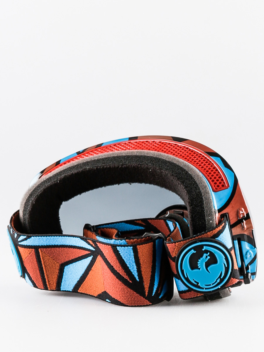 Dragon Goggle X2s (structure dark smoke/yellow blue ion)