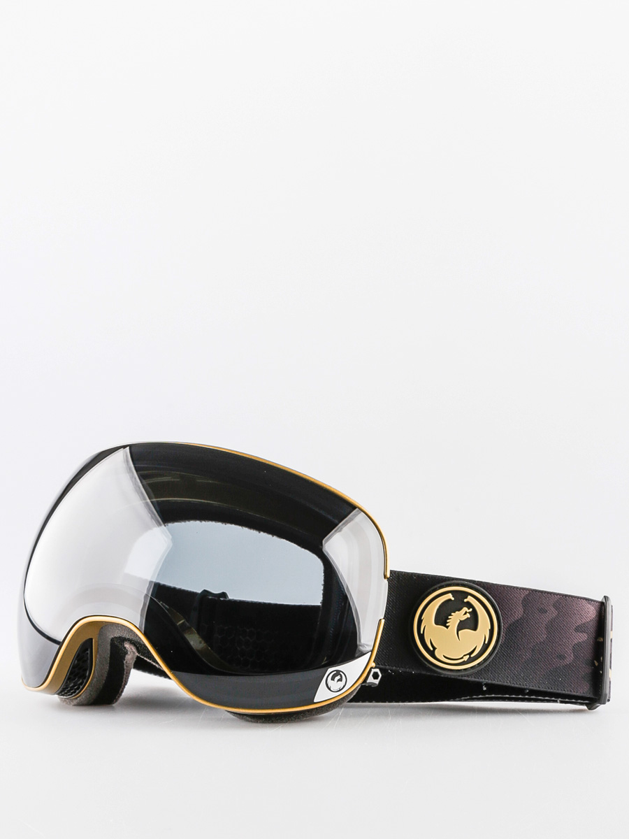 Dragon Goggles X2 (gigi signature gold/dark smoke yellow red ion)