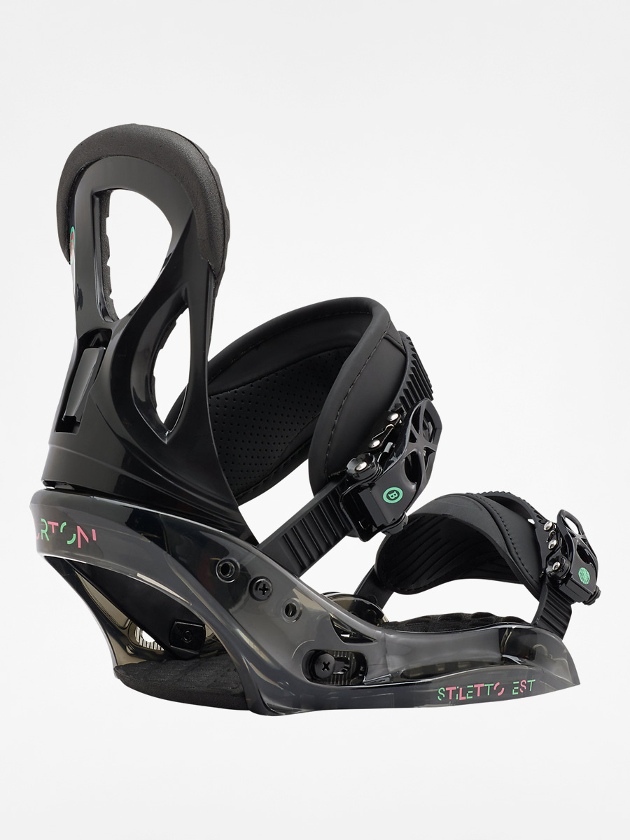 Womens Burton Snowboard bindings Stiletto Est (black)