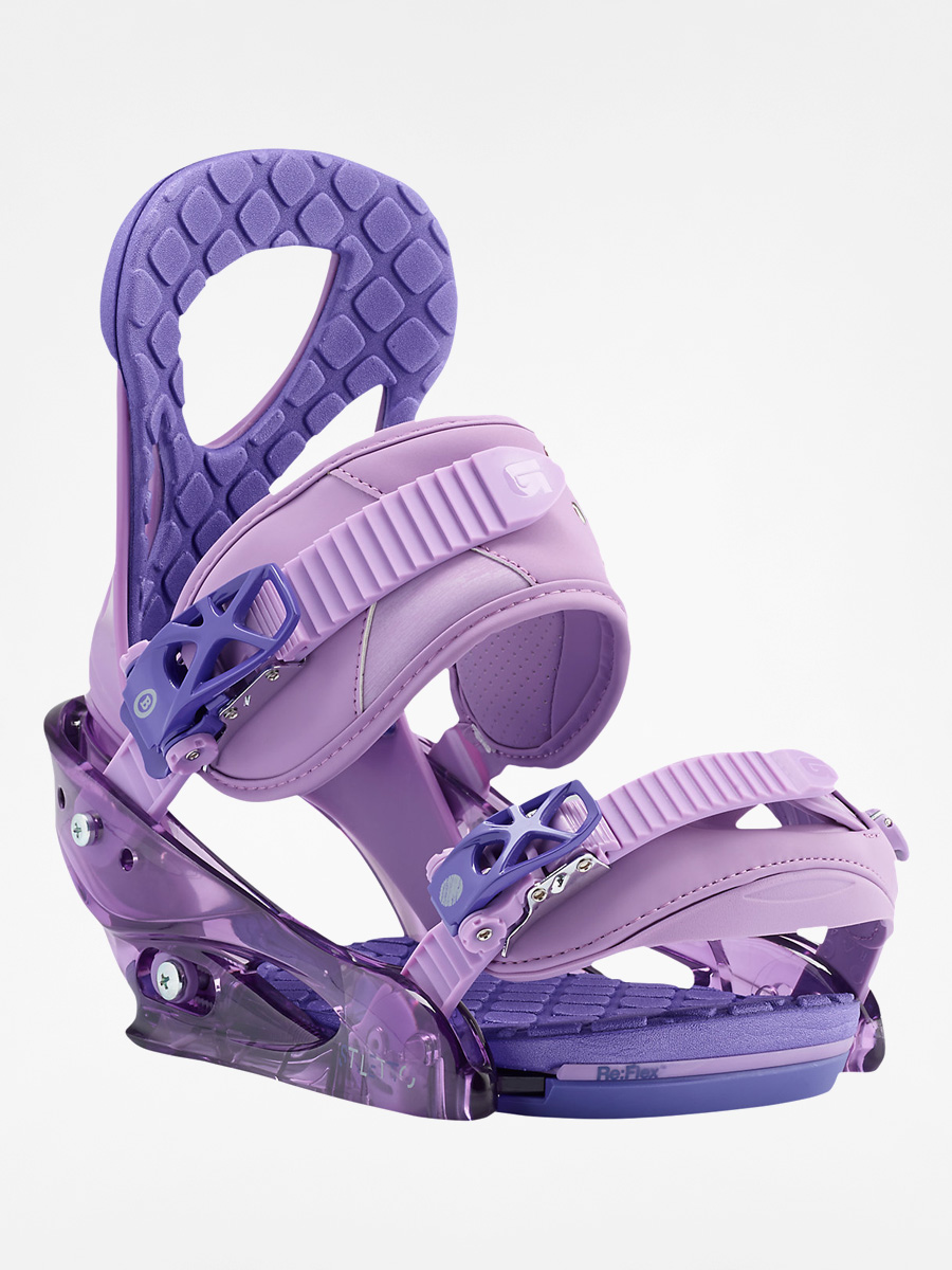 Womens Burton Snowboard bindings Stiletto (purple)