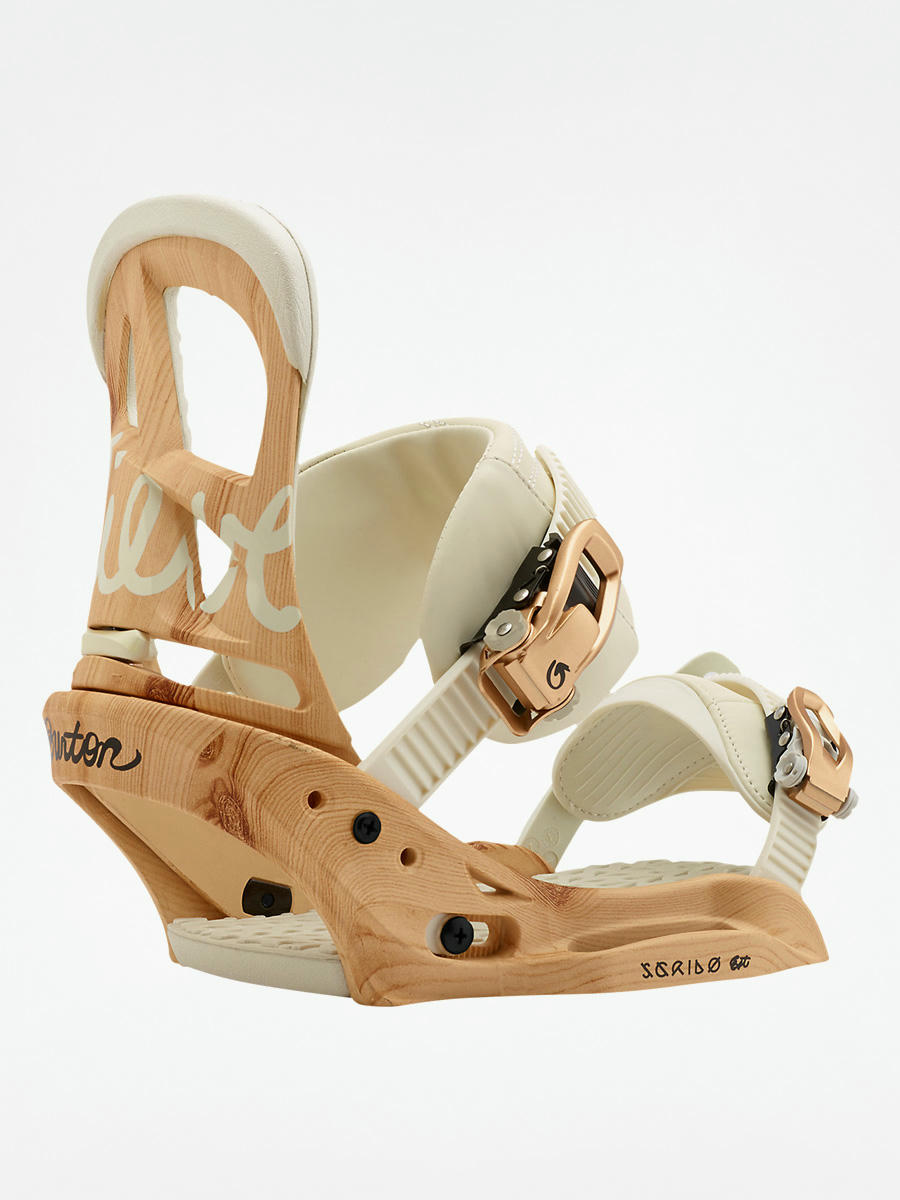 Womens Burton Snowboard bindings Scribe Est timber