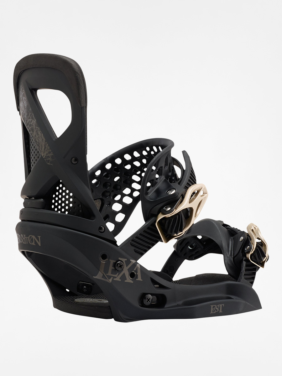 Womens Burton Snowboard bindings Lexa Est (black/gold)