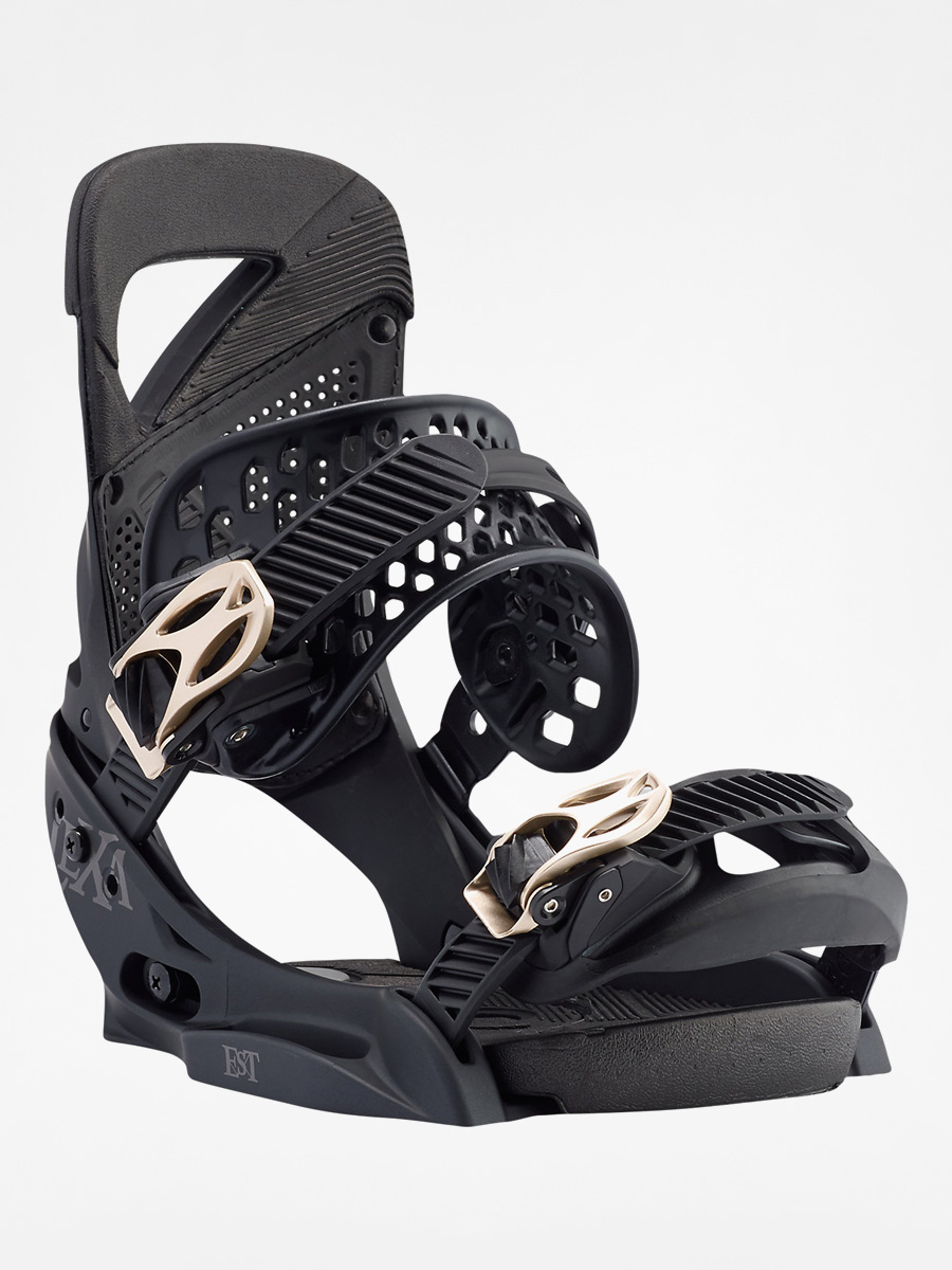 Womens Burton Snowboard bindings Lexa Est (black/gold)