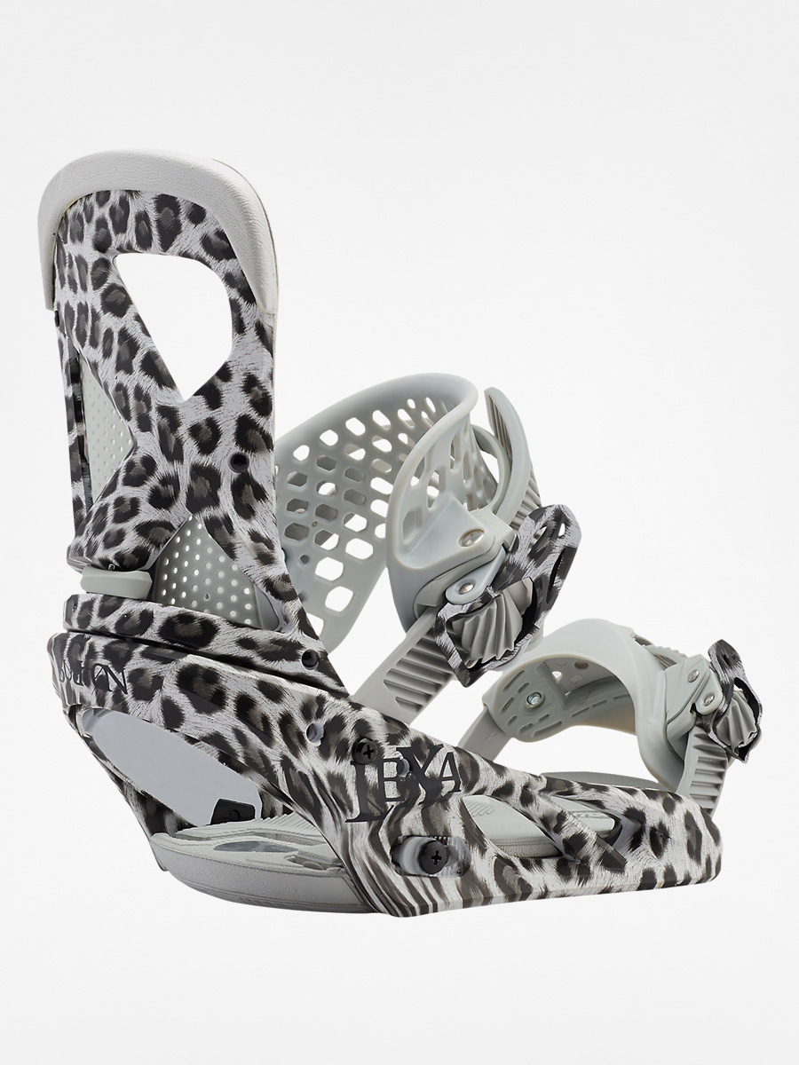 Womens Burton Snowboard bindings Lexa (snow leopard)