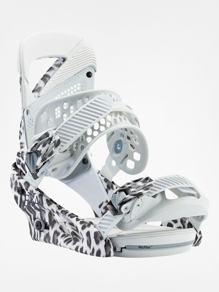 Burton Snowboard bindings Lexa Wmn - grey (snow leopard)