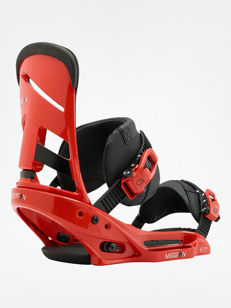 Mens Burton Snowboard bindings Mission Est el rojo