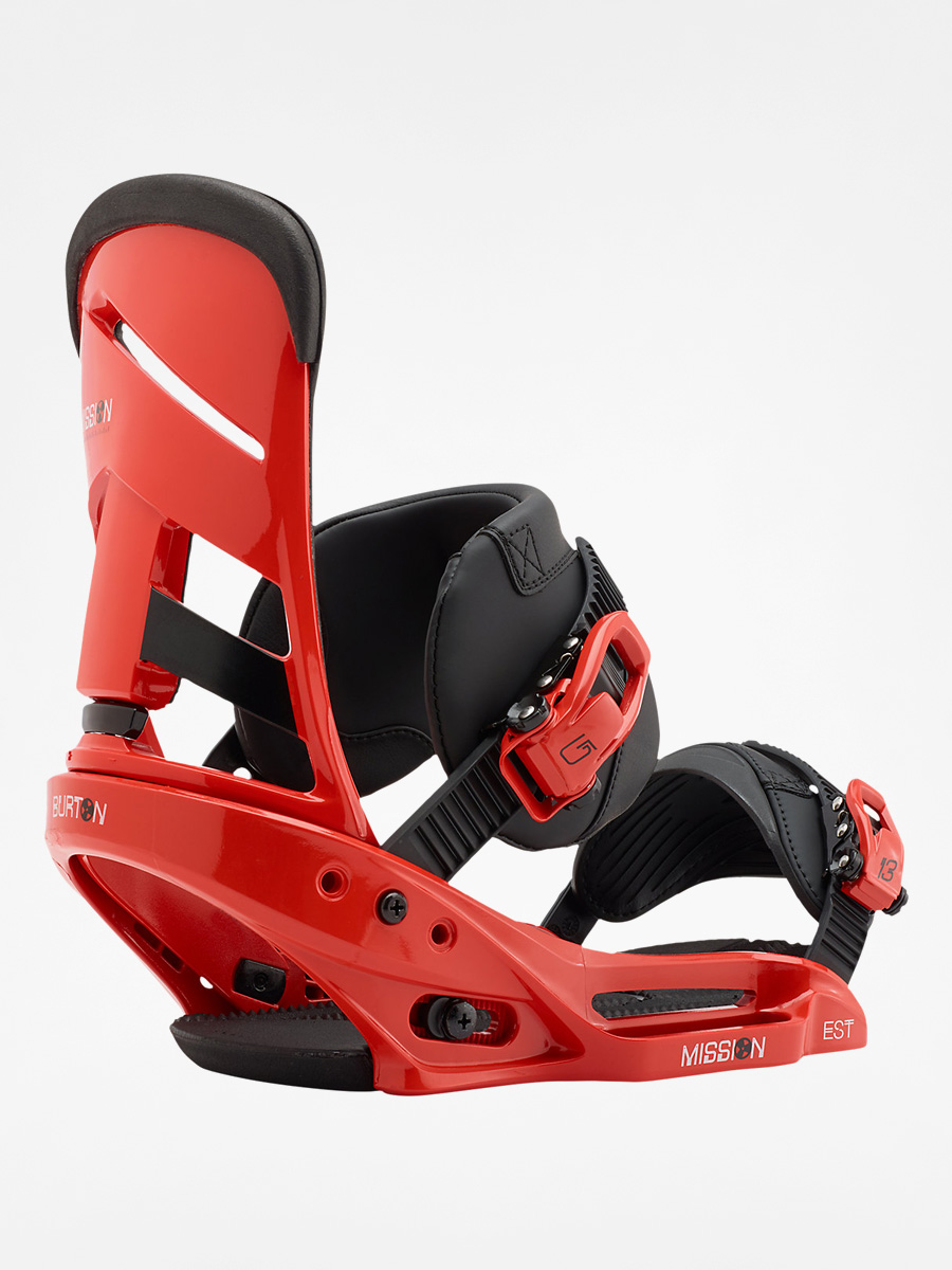 Mens Burton Snowboard bindings Mission Est (el rojo)