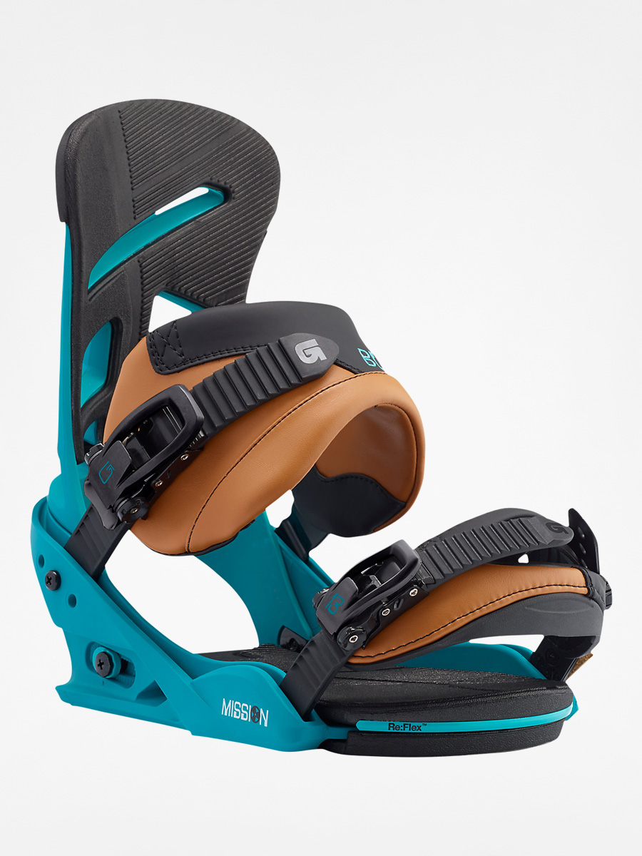 Burton Snowboard bindings Mission - blue (recognize teal)