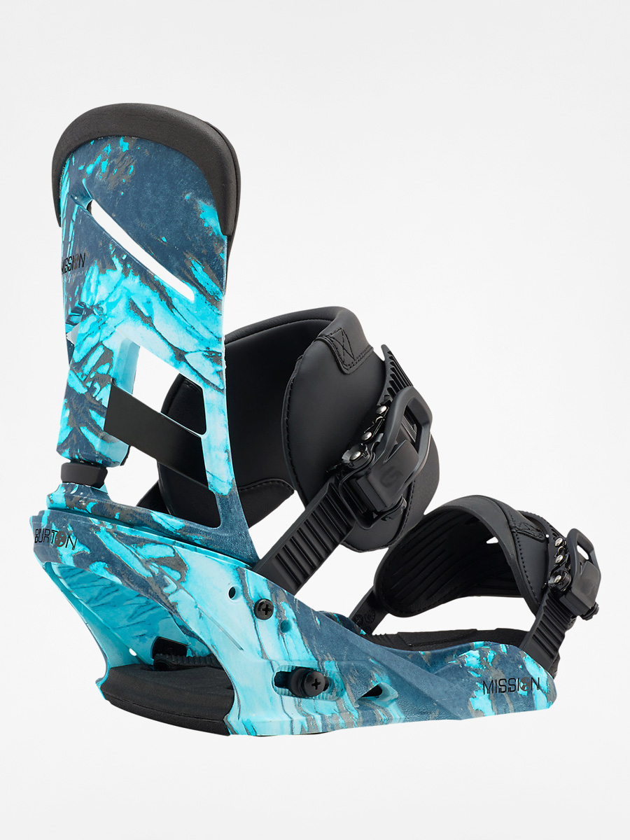 Burton Snowboard bindings Mission - blue (blue print)