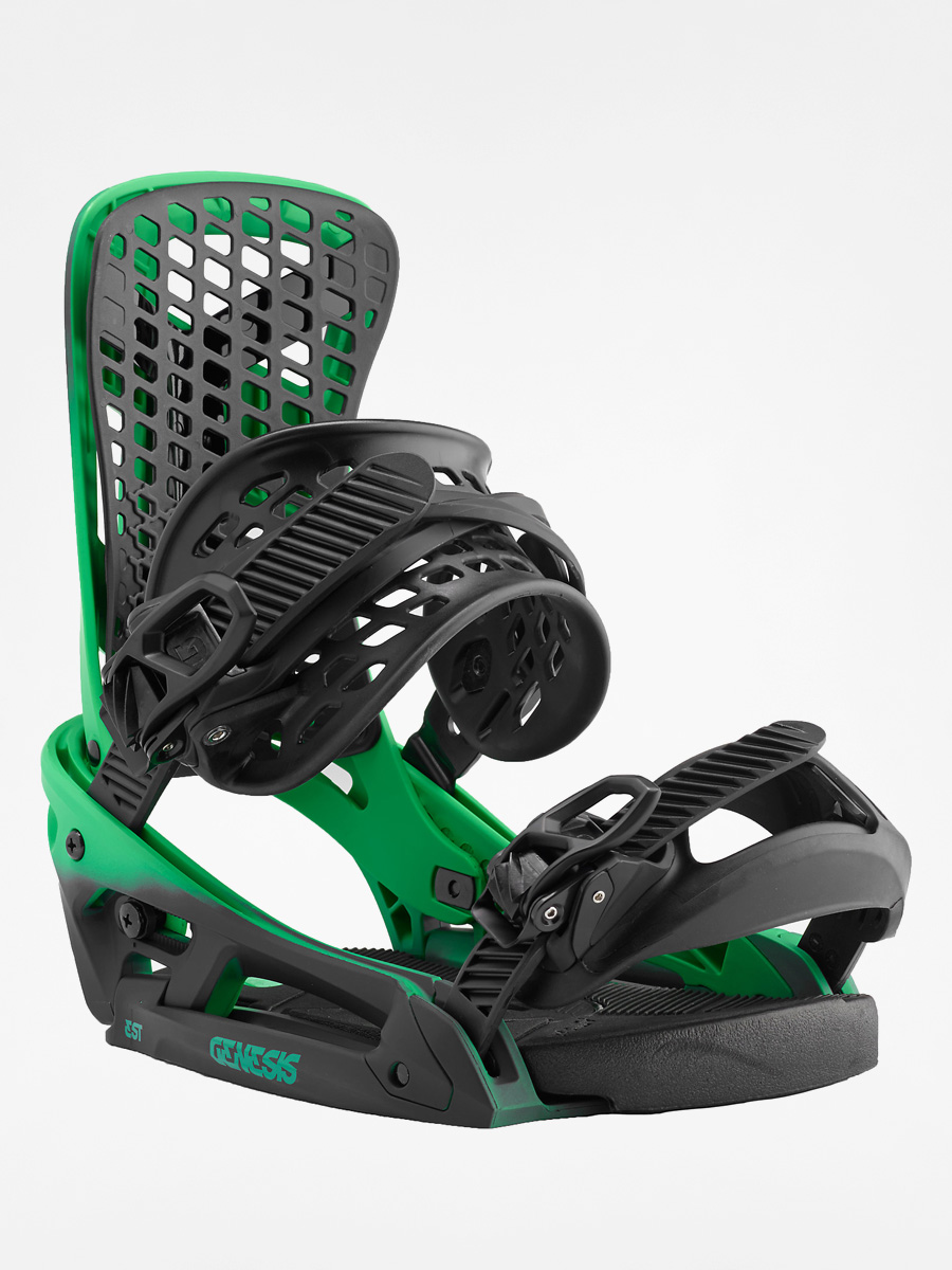 Mens Burton Snowboard bindings Genesis Est (green fade)