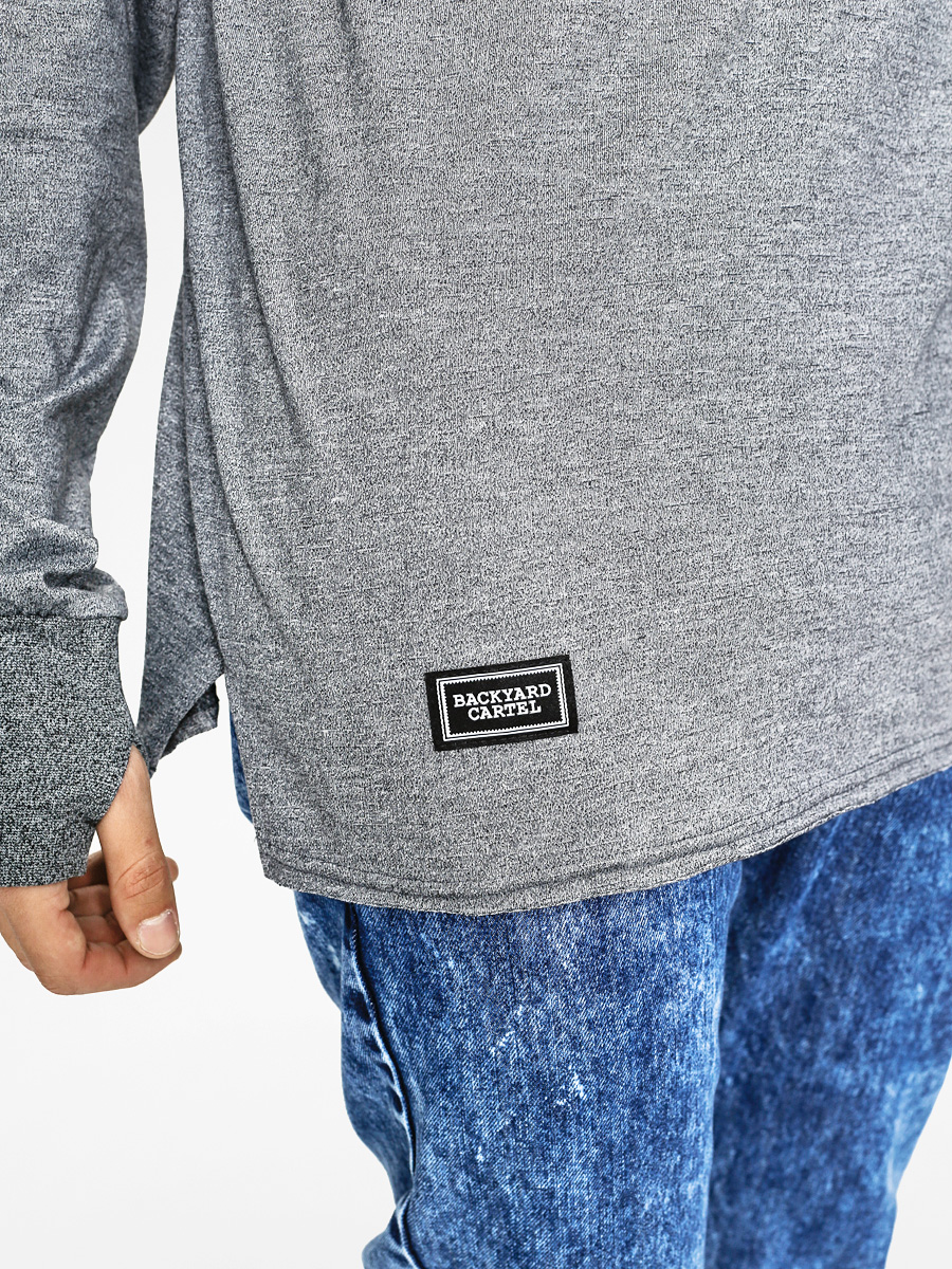Backyard Cartel Longsleeve Cut (grey heather)