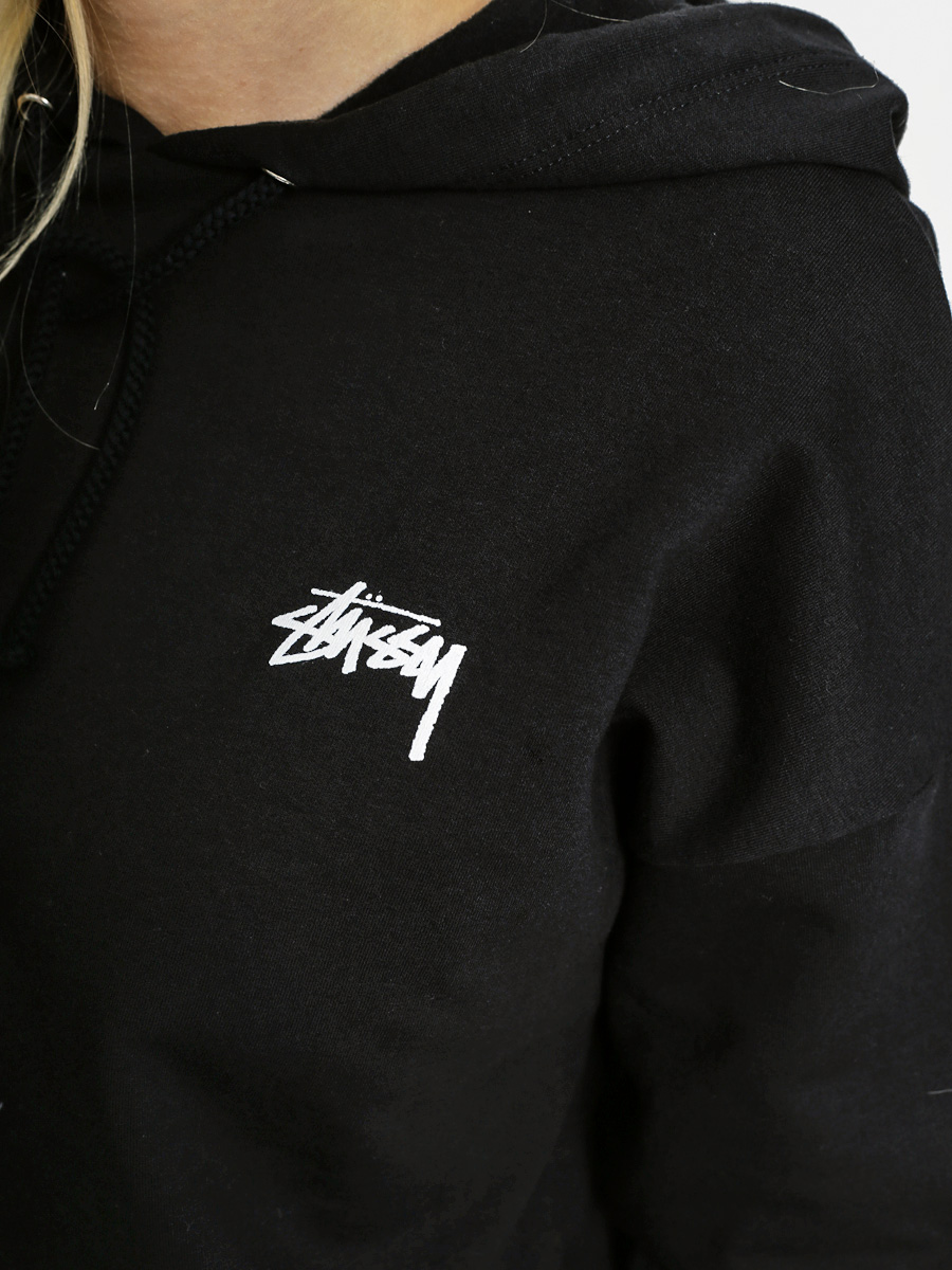 Stussy Hoodie Flam Raw Edge HD Wmn (black)