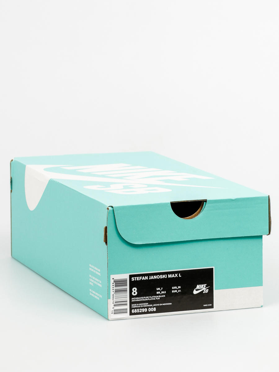 Nike SB Schuhe Stefan Janoski Max L (anthracite/pure platinum black)