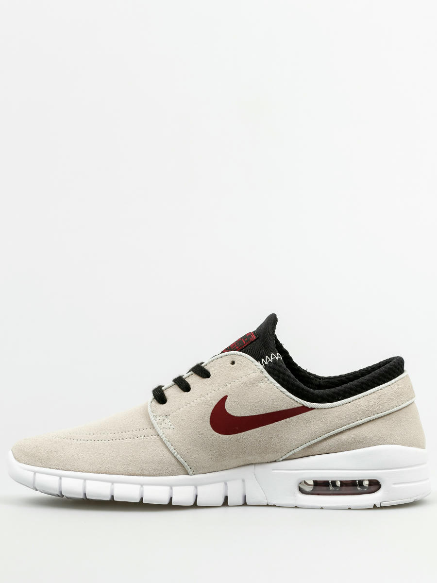 sb stefan janoski max black  and  red shoes