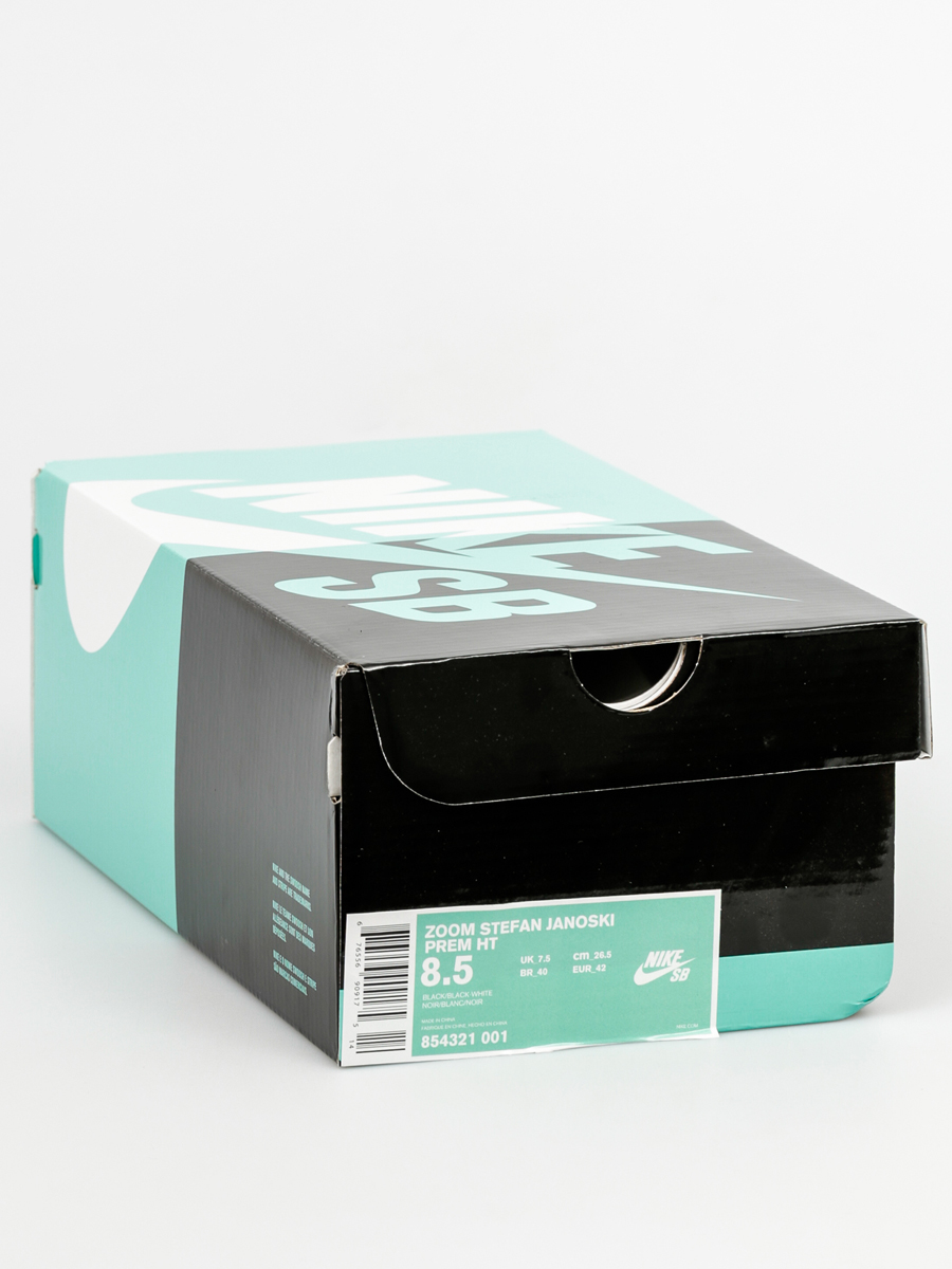 Nike SB Shoes Zoom Stefan Janoski Prem Ht (black/black white)
