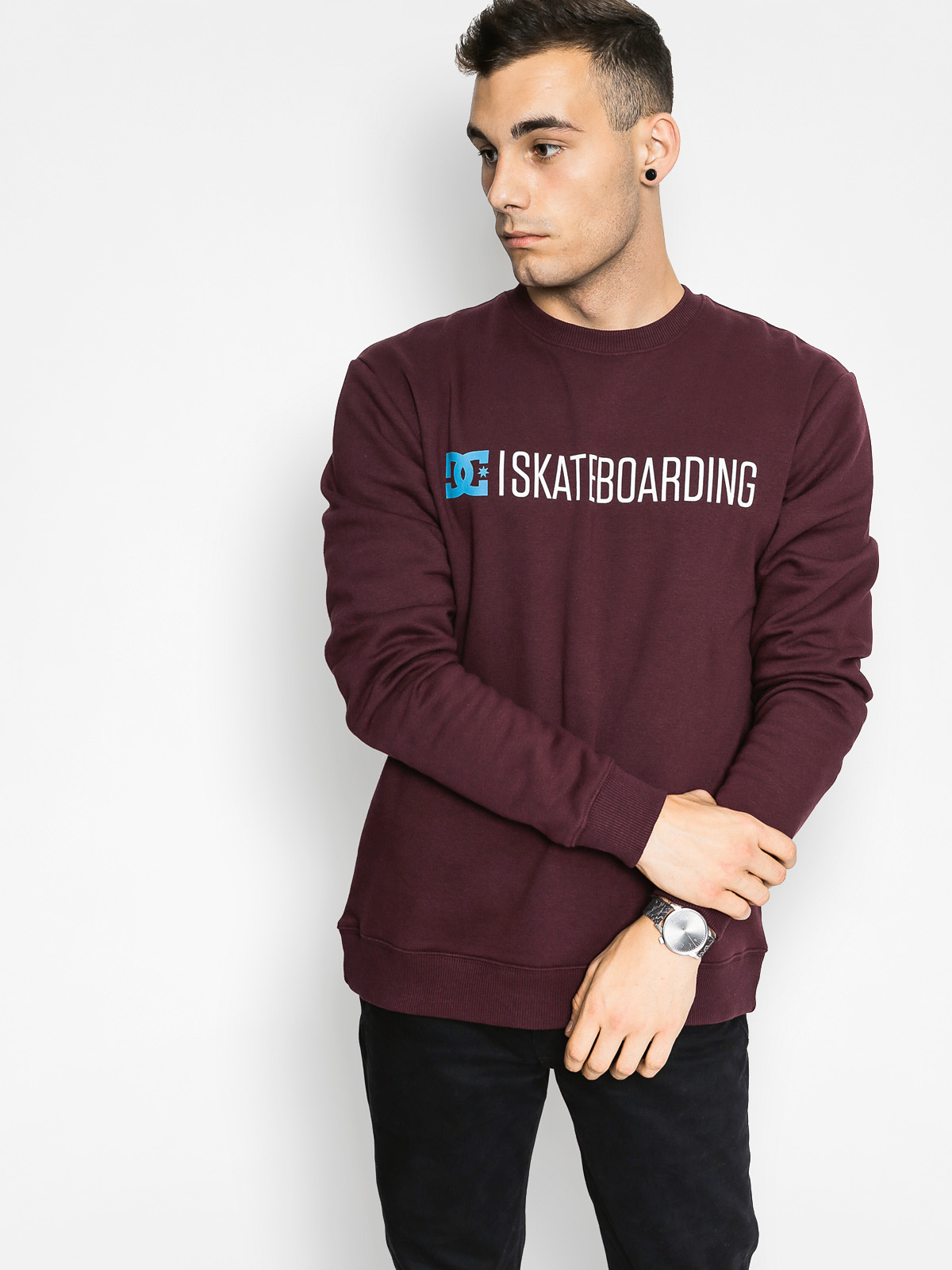 DC Sweatshirt Minimal (burgundy)