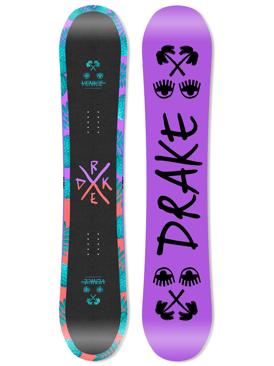 【美品】DRAKE VENICE ドレイク スノーボード 板 145 レディース Drake Snowboard Venice Wmn - violet