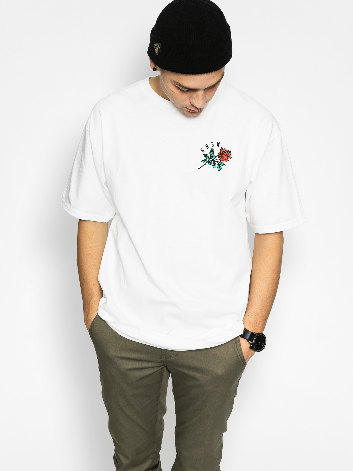 Kr3w T-shirt Rosa (white)