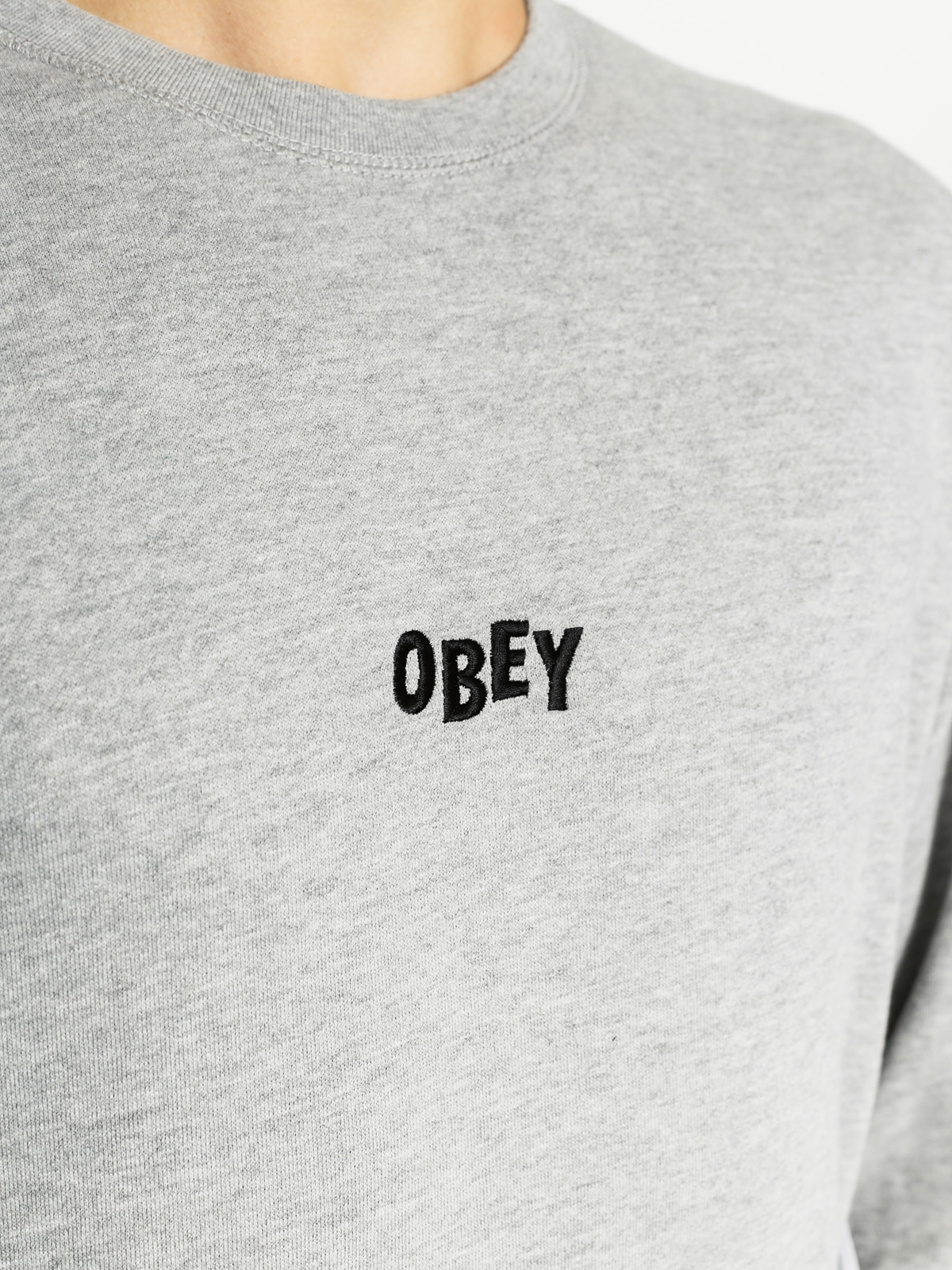 OBEY Sweatshirt Jumble Bars grey (heather grey)