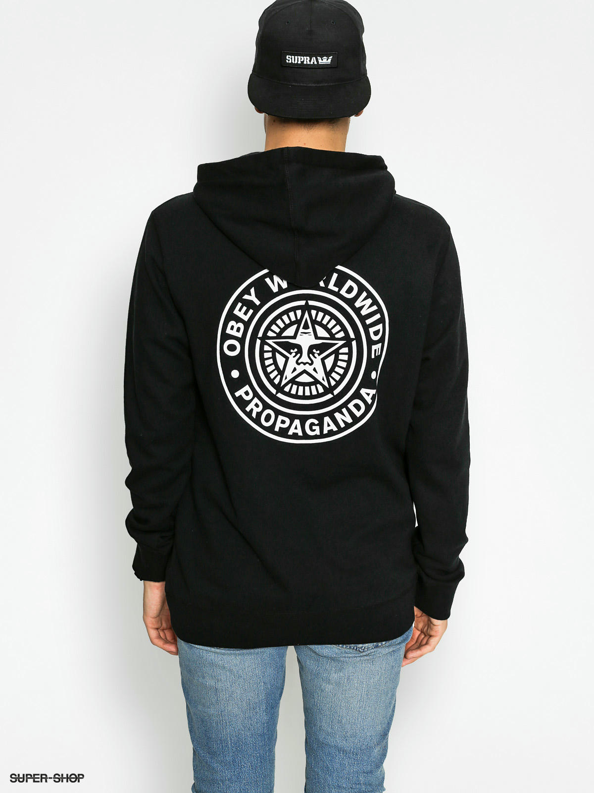 OBEY Hoodie Propaganda Seal HD black