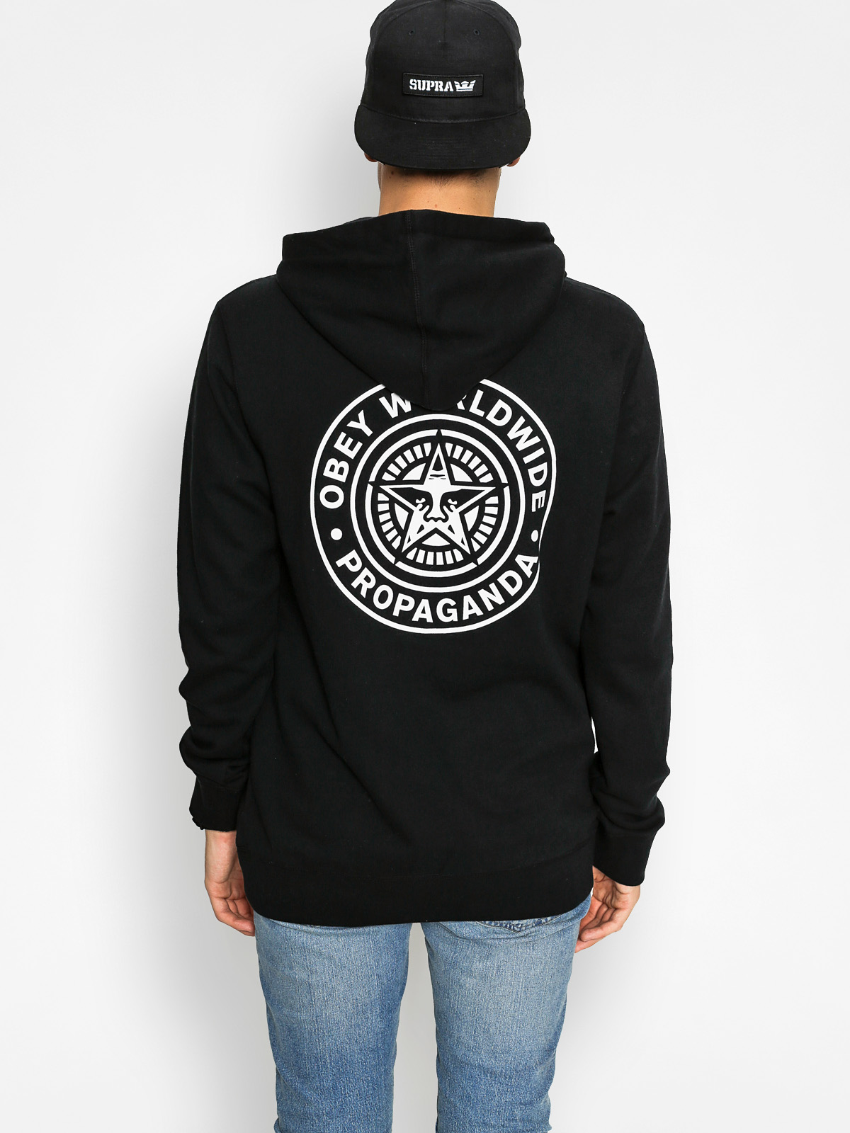 OBEY Hoodie Propaganda Seal HD (black)