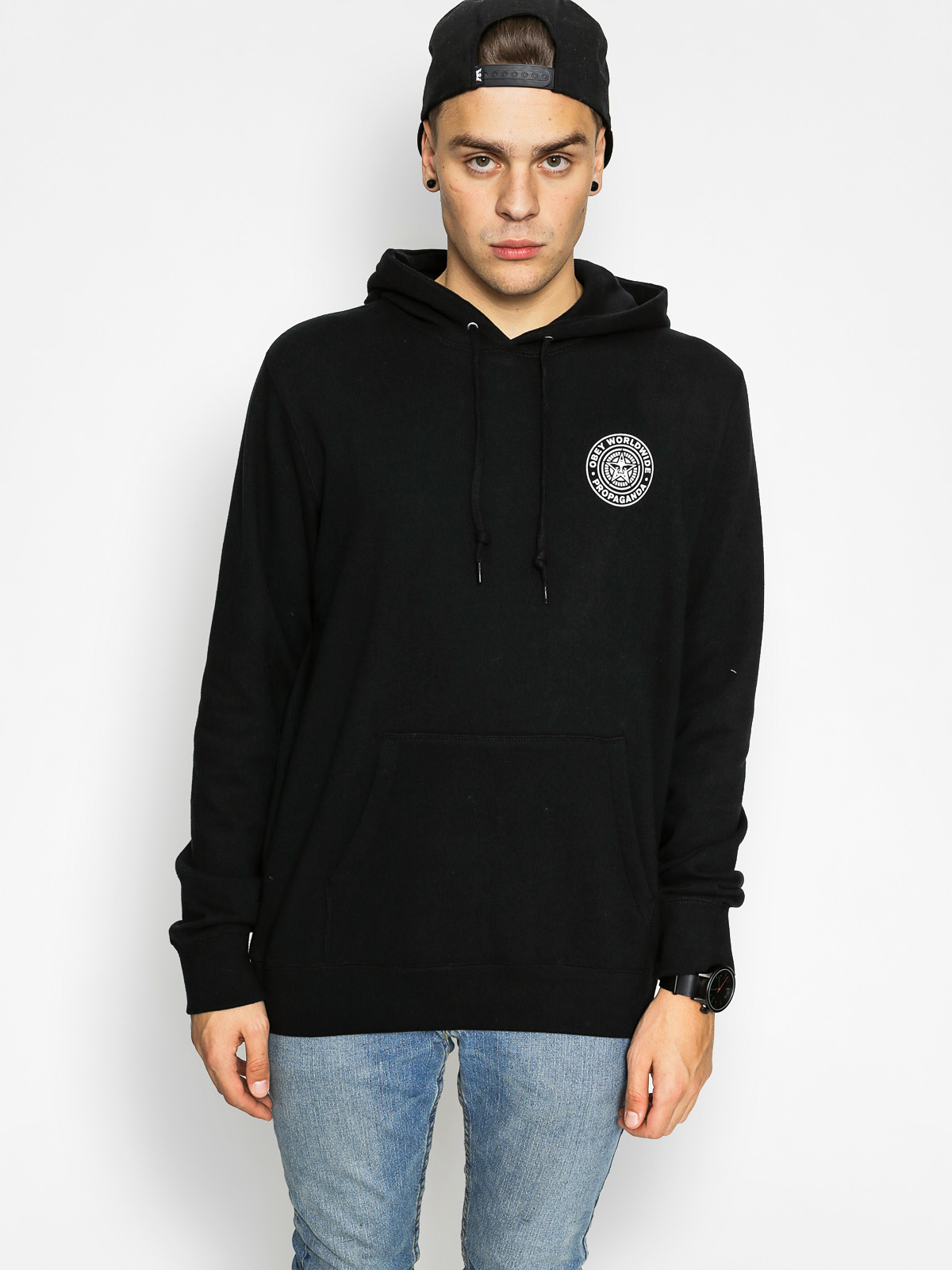OBEY Hoodie Propaganda Seal HD (black)
