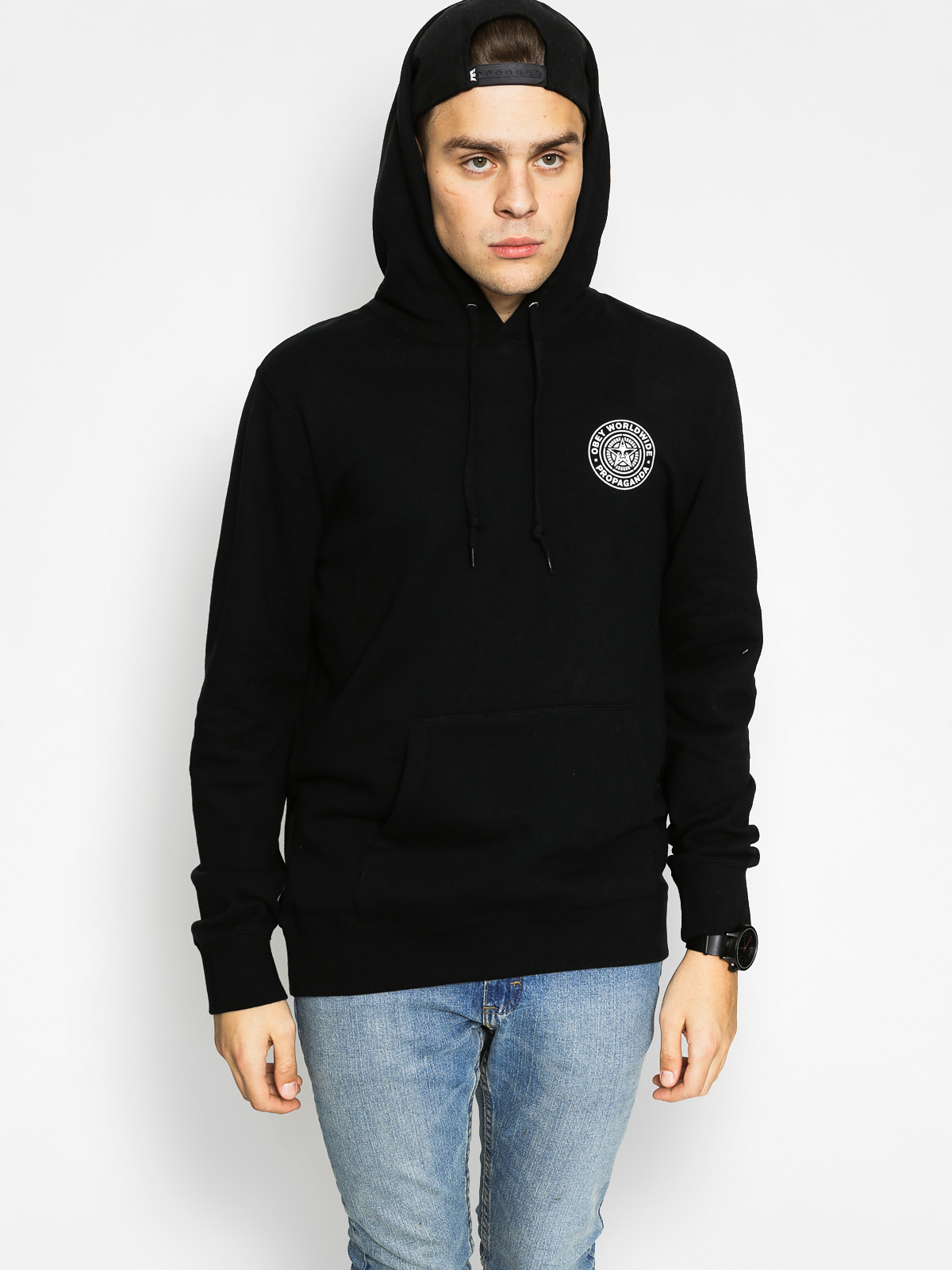 OBEY Hoodie Propaganda Seal HD (black)