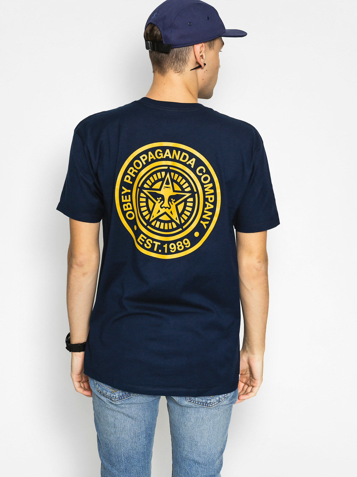 OBEY T-Shirt Obey Propaganda Company Premium (navy)