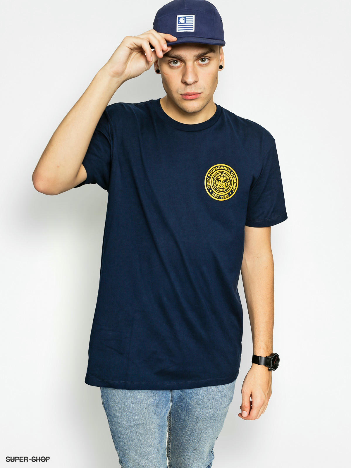 OBEY T-shirt Propaganda Company Premium (navy)