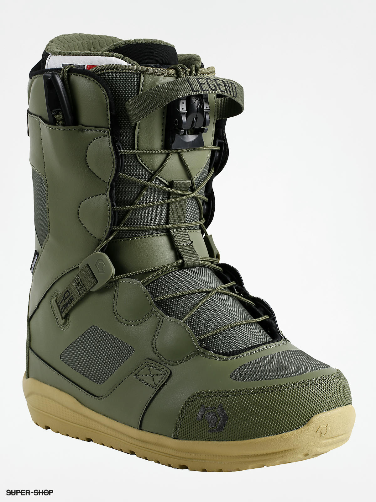 army green snow boots