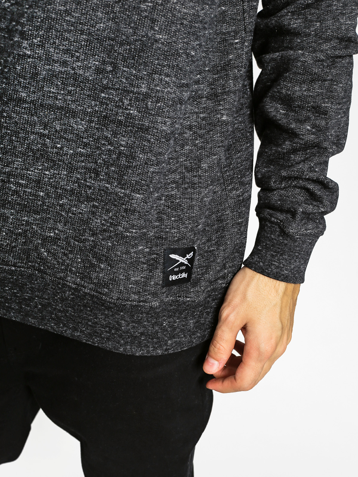 Iriedaily Sweatshirt Chamisso Logo Crew (black anthra)