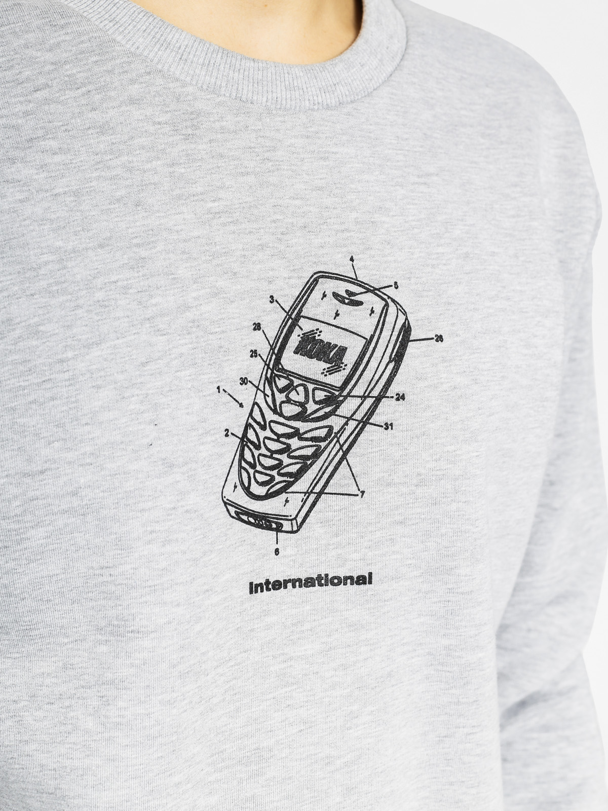 Koka Sweatshirt Mobile (grey)