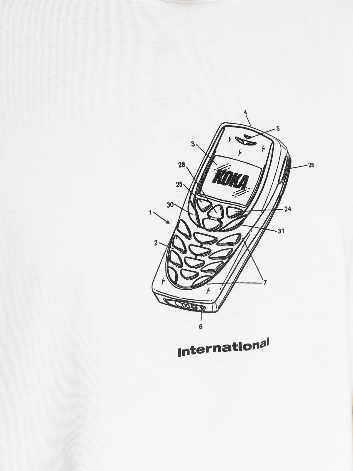 Koka T-Shirt Mobile (white)