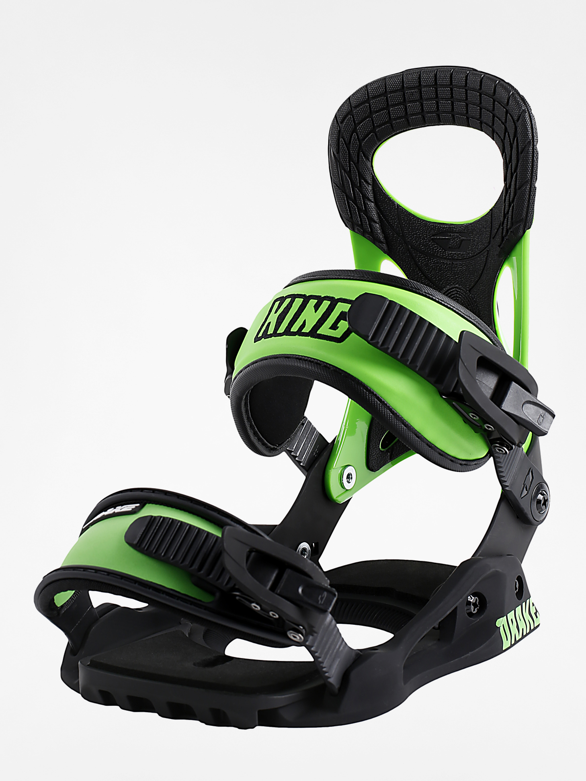 Mens Drake Snowboard bindings King (green fl/black)