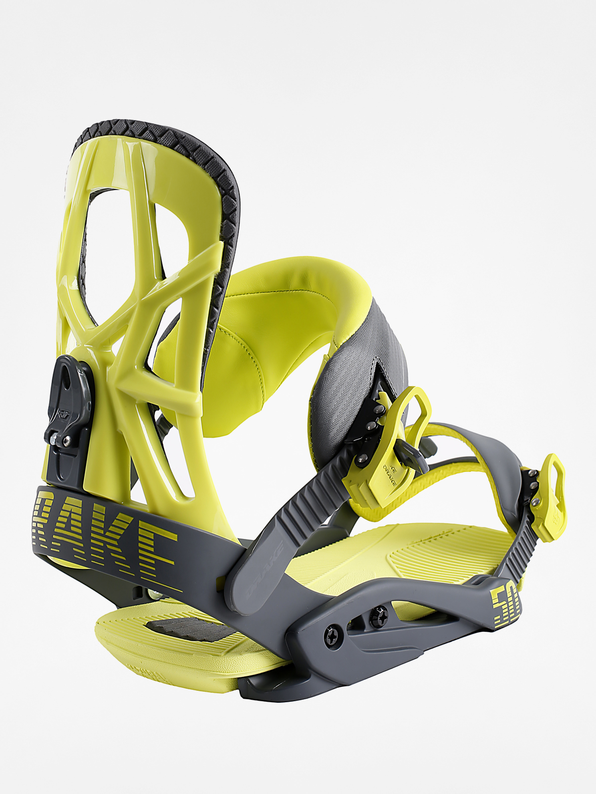 Mens Drake Snowboard bindings Fifty (grey/lime)