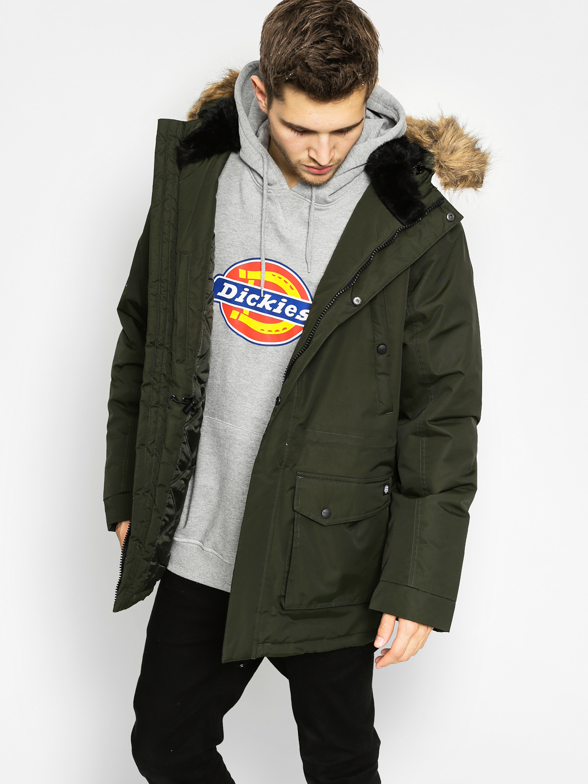 dickies olive green jacket