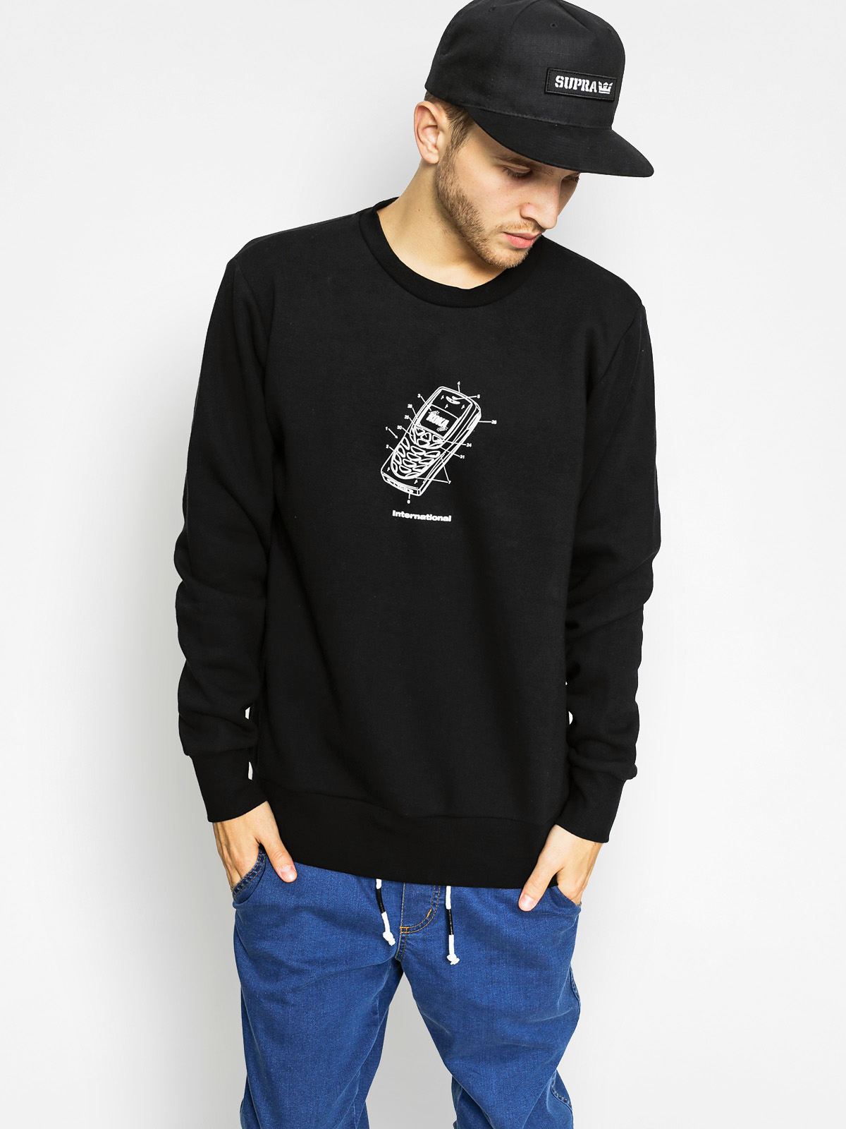 Koka Sweatshirt Mobile (black)
