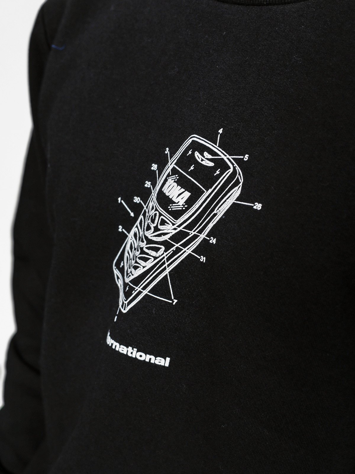 Koka Sweatshirt Mobile (black)