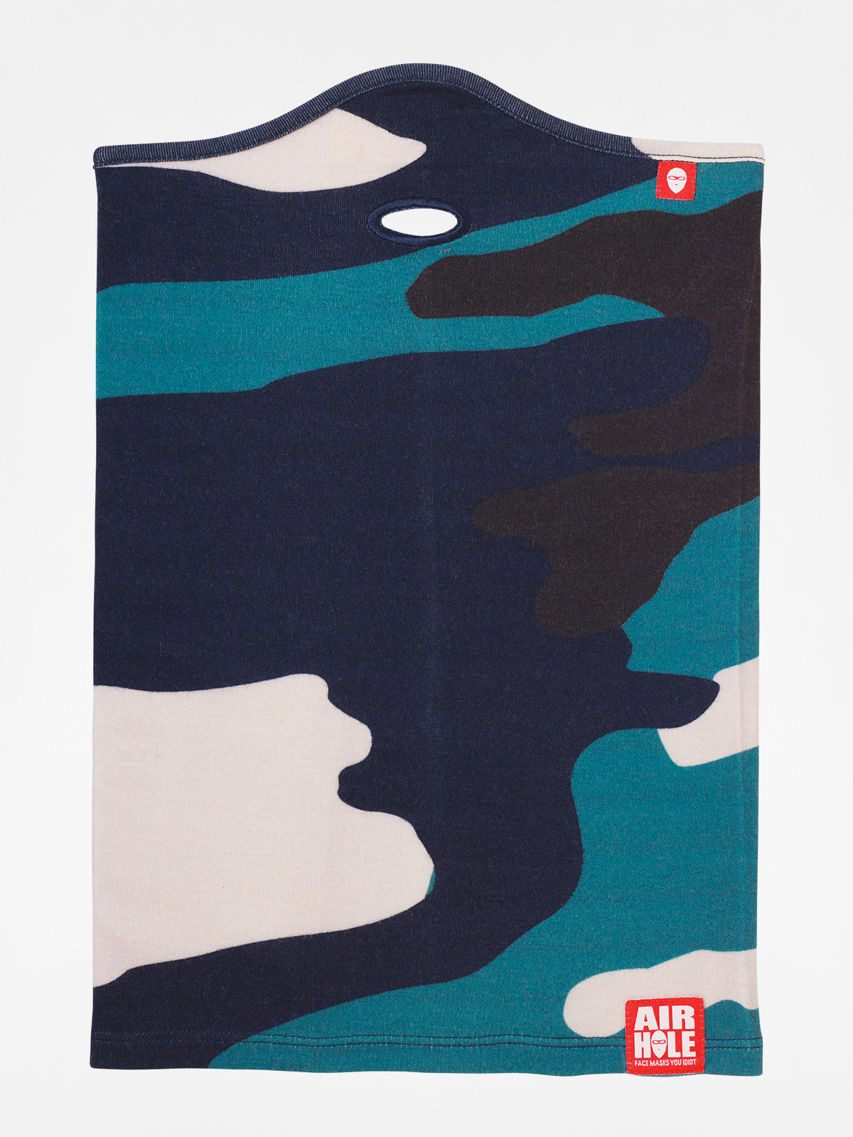 Airhole Neckwarmer Airtube Ergo Merino (marine camo)