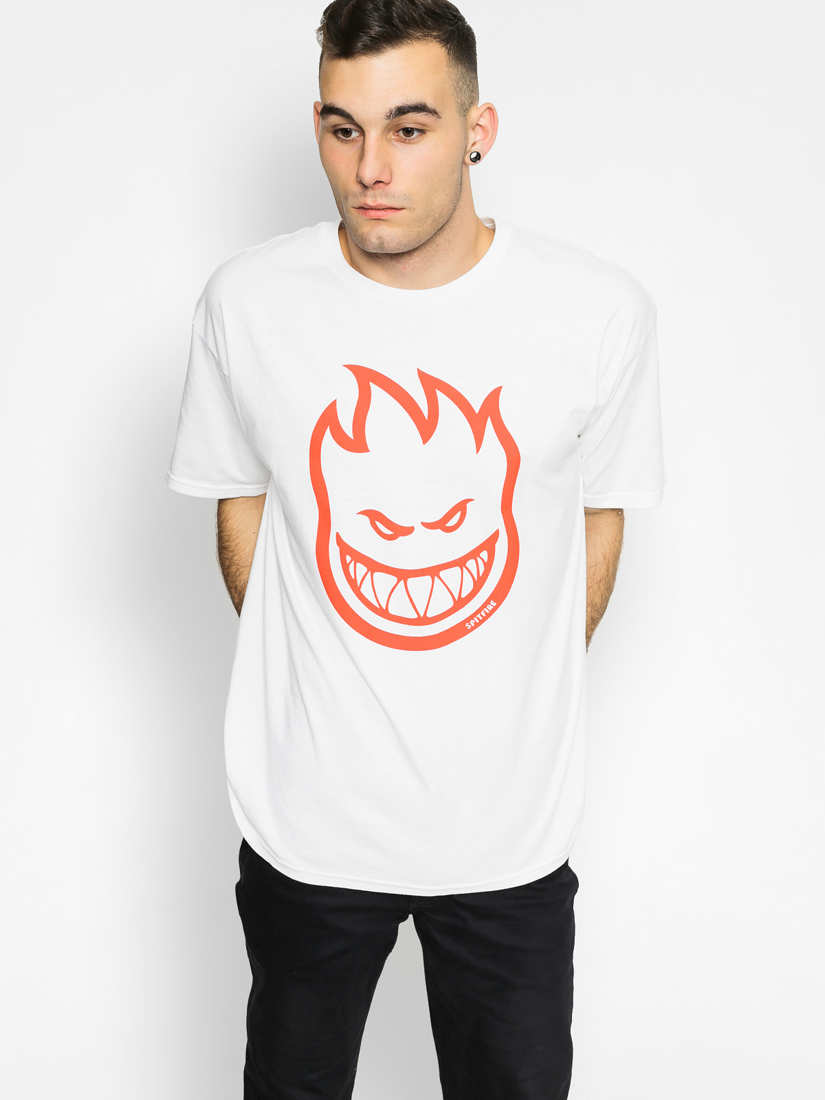 Spitfire T-Shirt Bighead (white/red)
