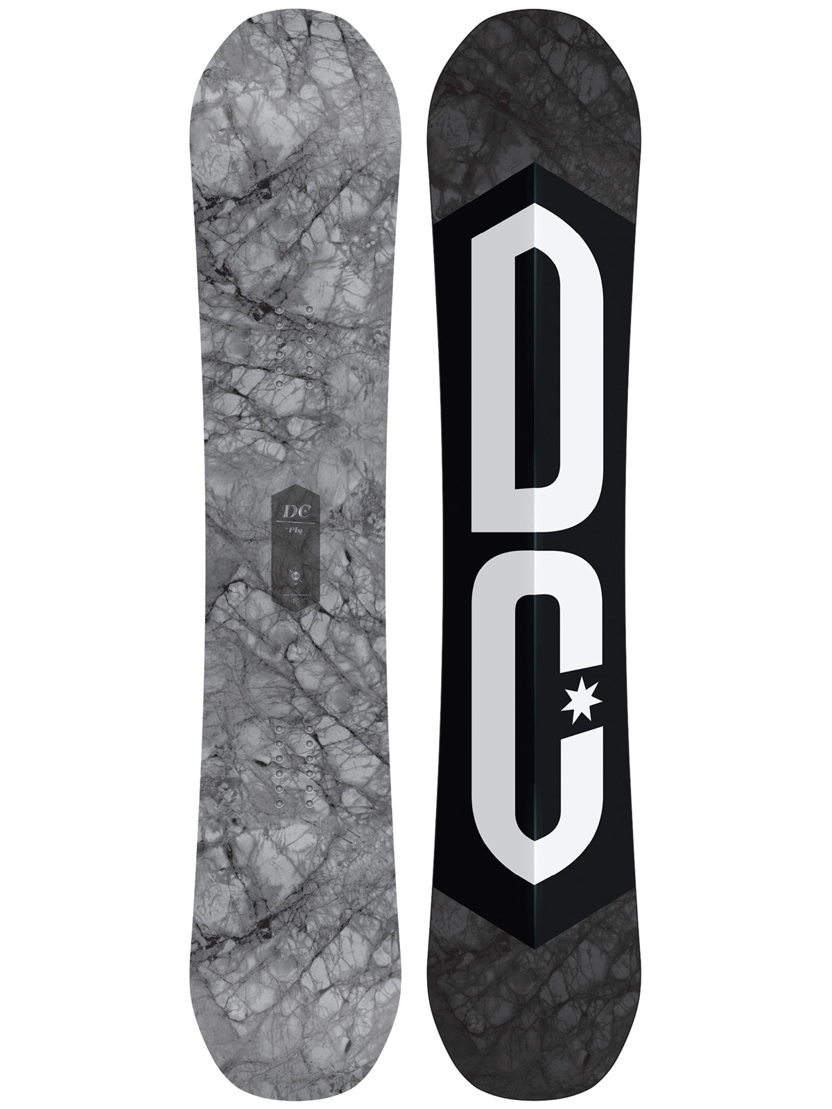 DC Snowboard Ply - grey (black/light grey)