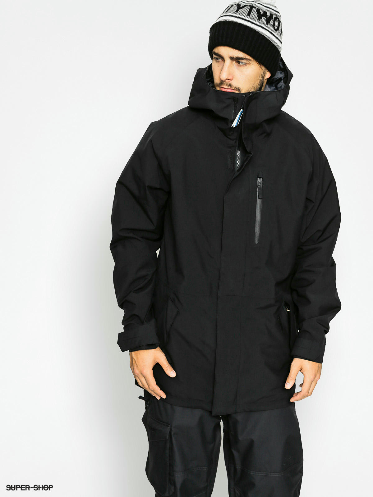 burton snowboard jacket black